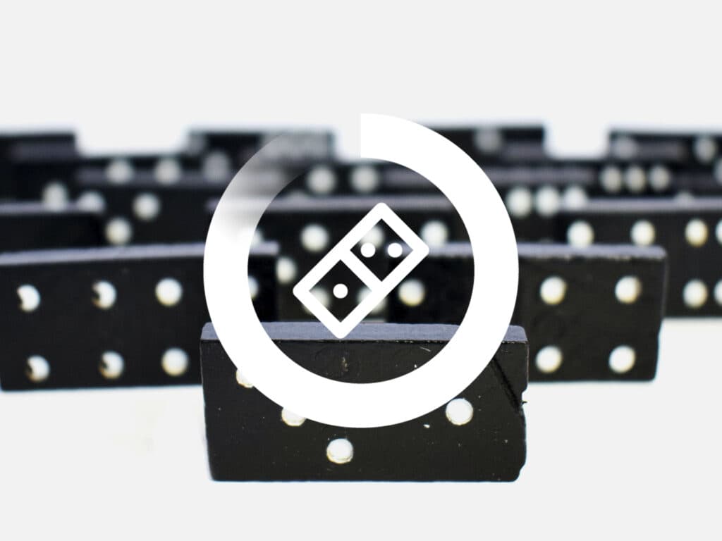 Bild på dominobrickor