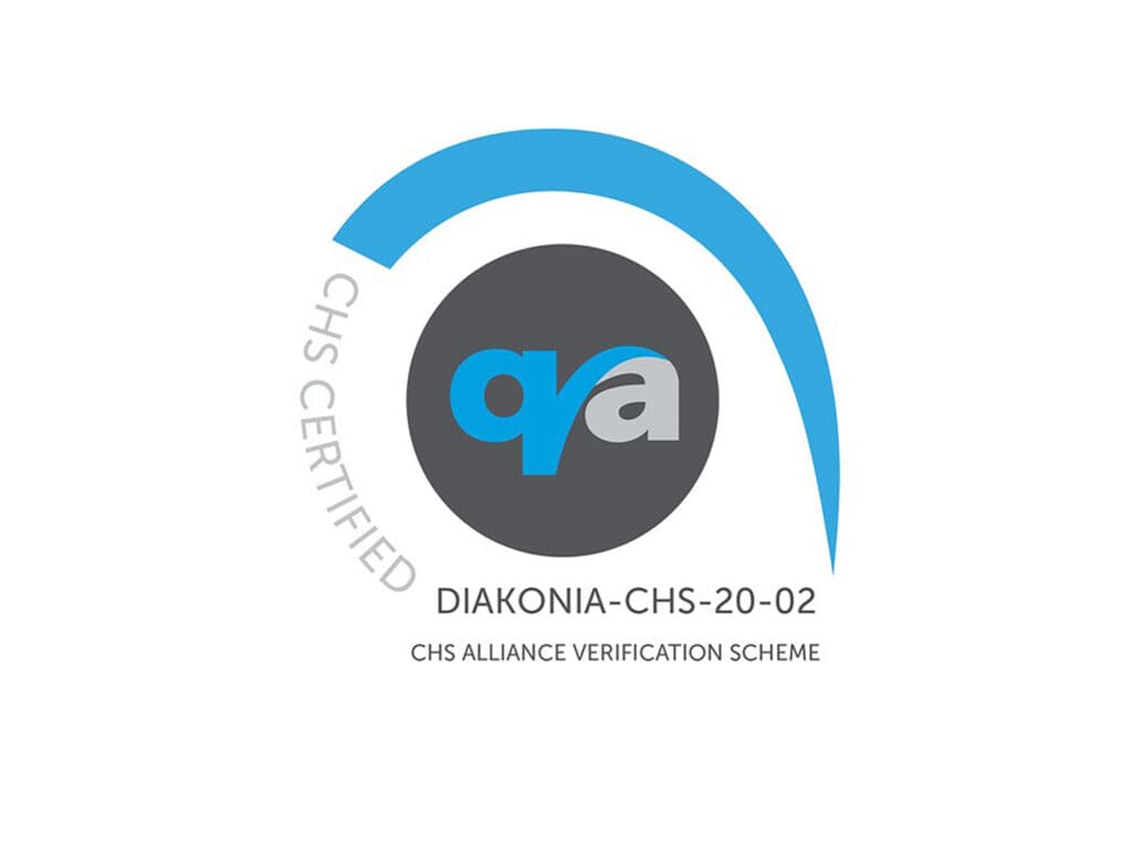 CHS-logotyp med texten "CHS CERTIFIED"