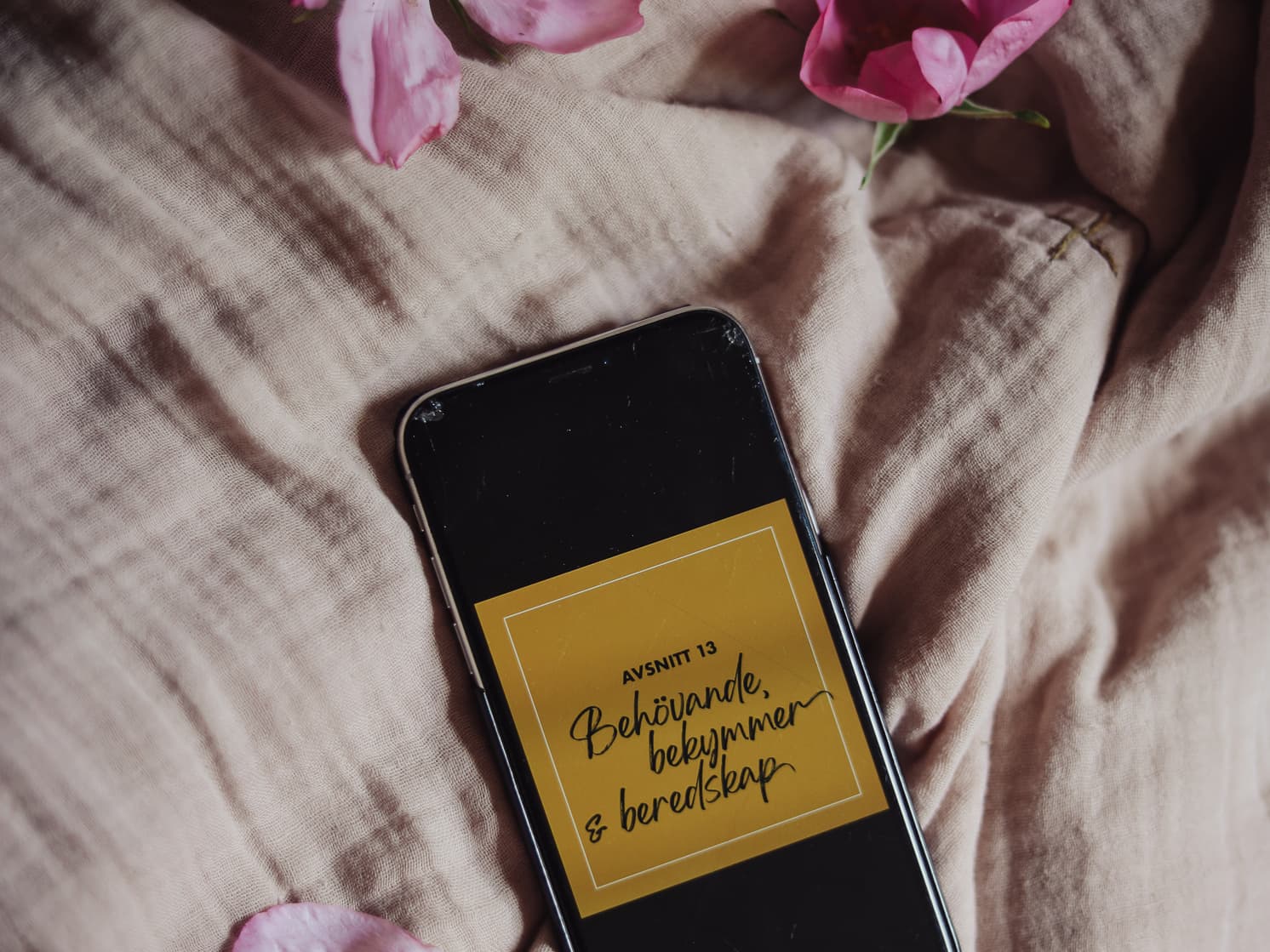 En telefon med Plan B-podden