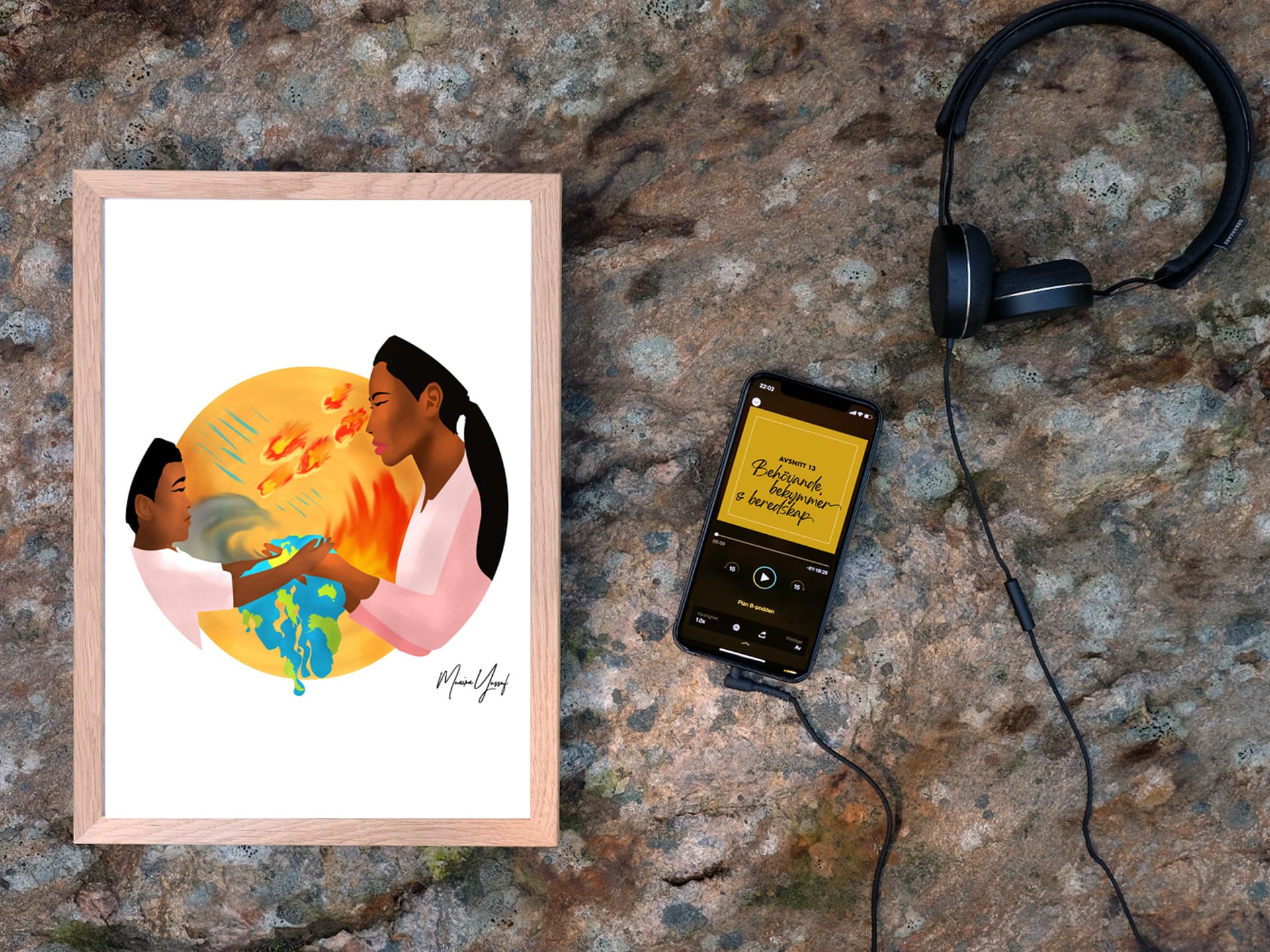 En illustration och Plan B-podden