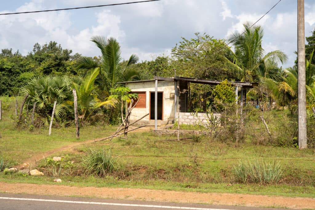 A small house in rural Sri Lanka