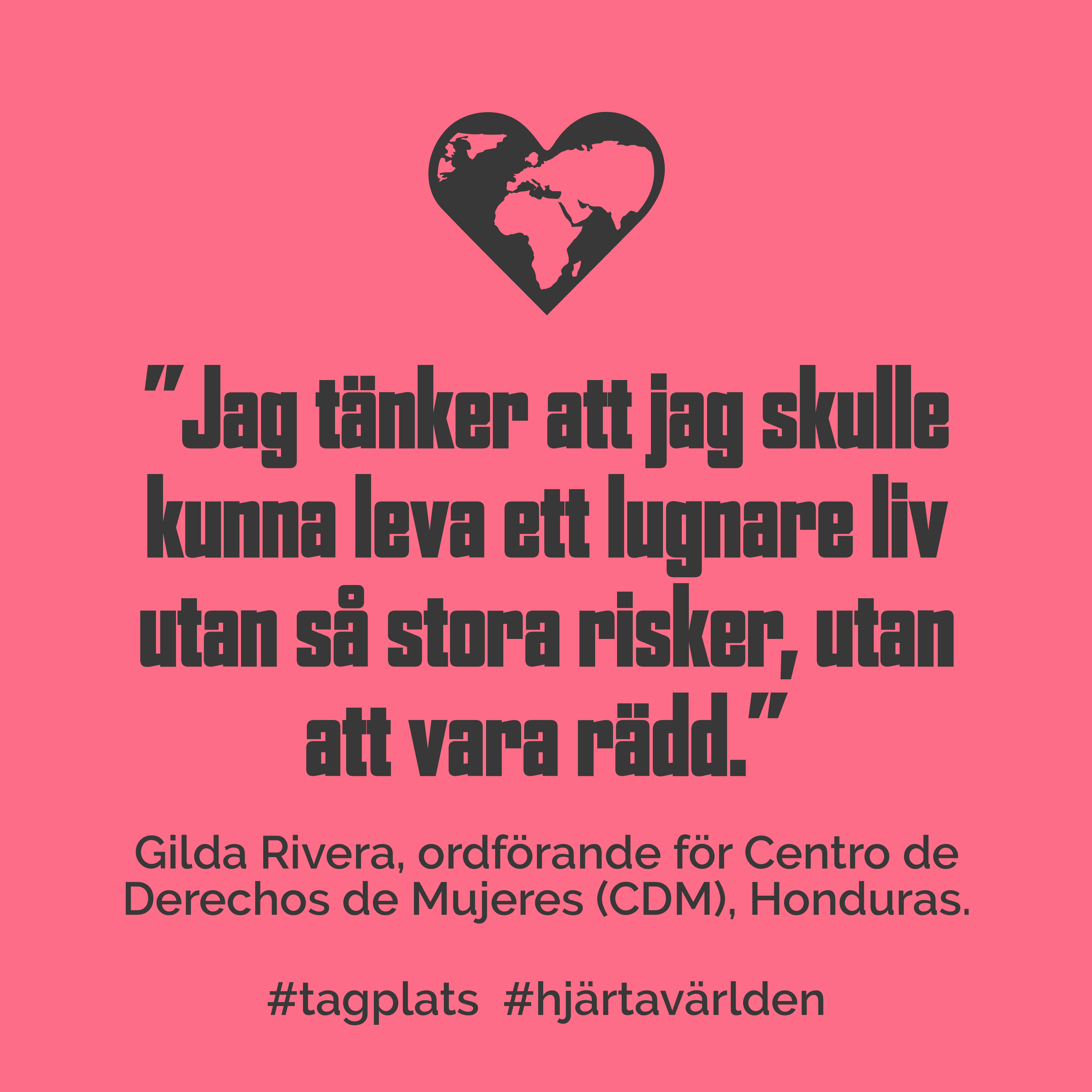 text ur kampanjen hjärta världen