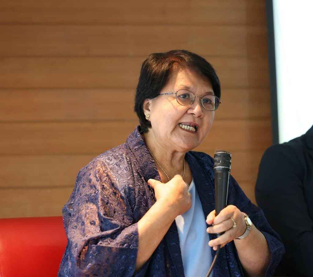 Associate Professor Dr. Mayuree Thawornpath from Mahidol University's Research Institute of Languages and Cultures of Asia.