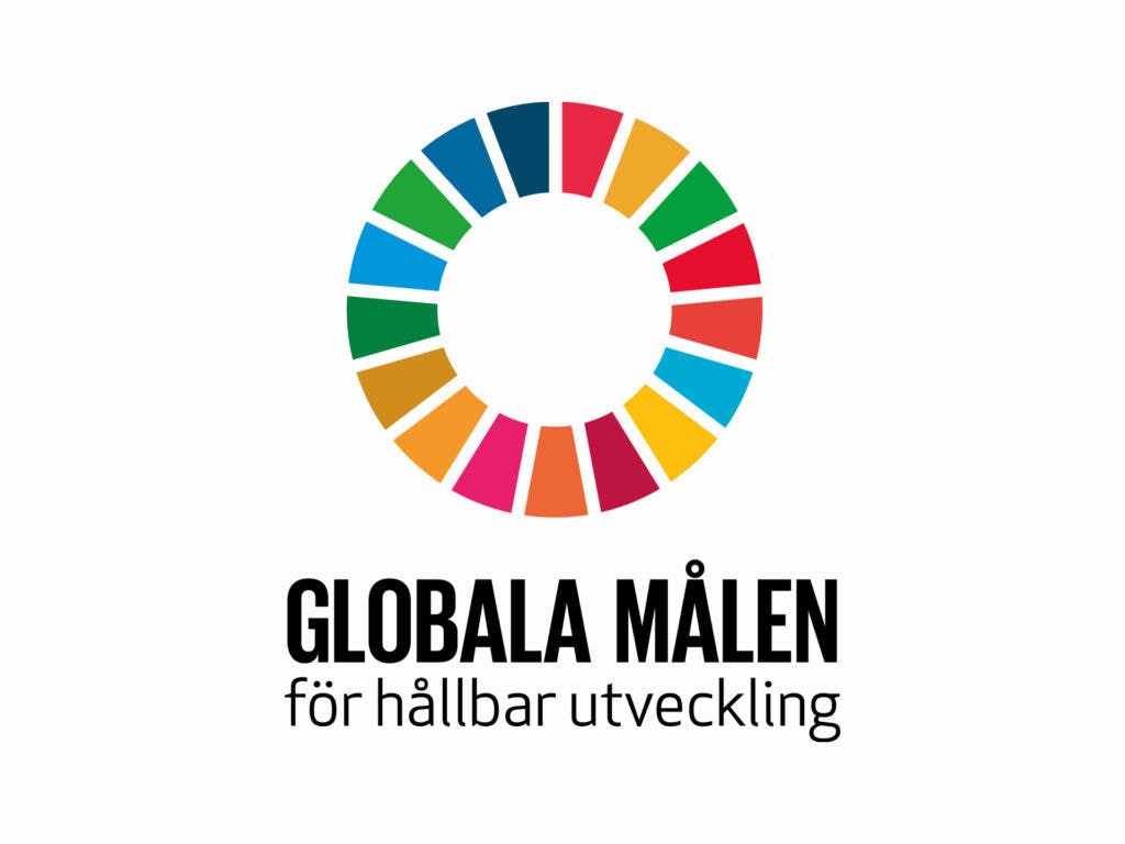 Logotyp för Globala målen för hållbar utveckling