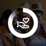 En grafisk bild som visar en hand som håller ett hjärta, symbol för insamling.