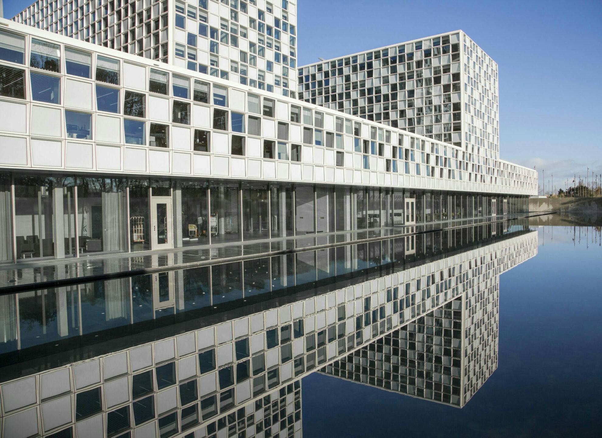 The building of the International Criminal Court.