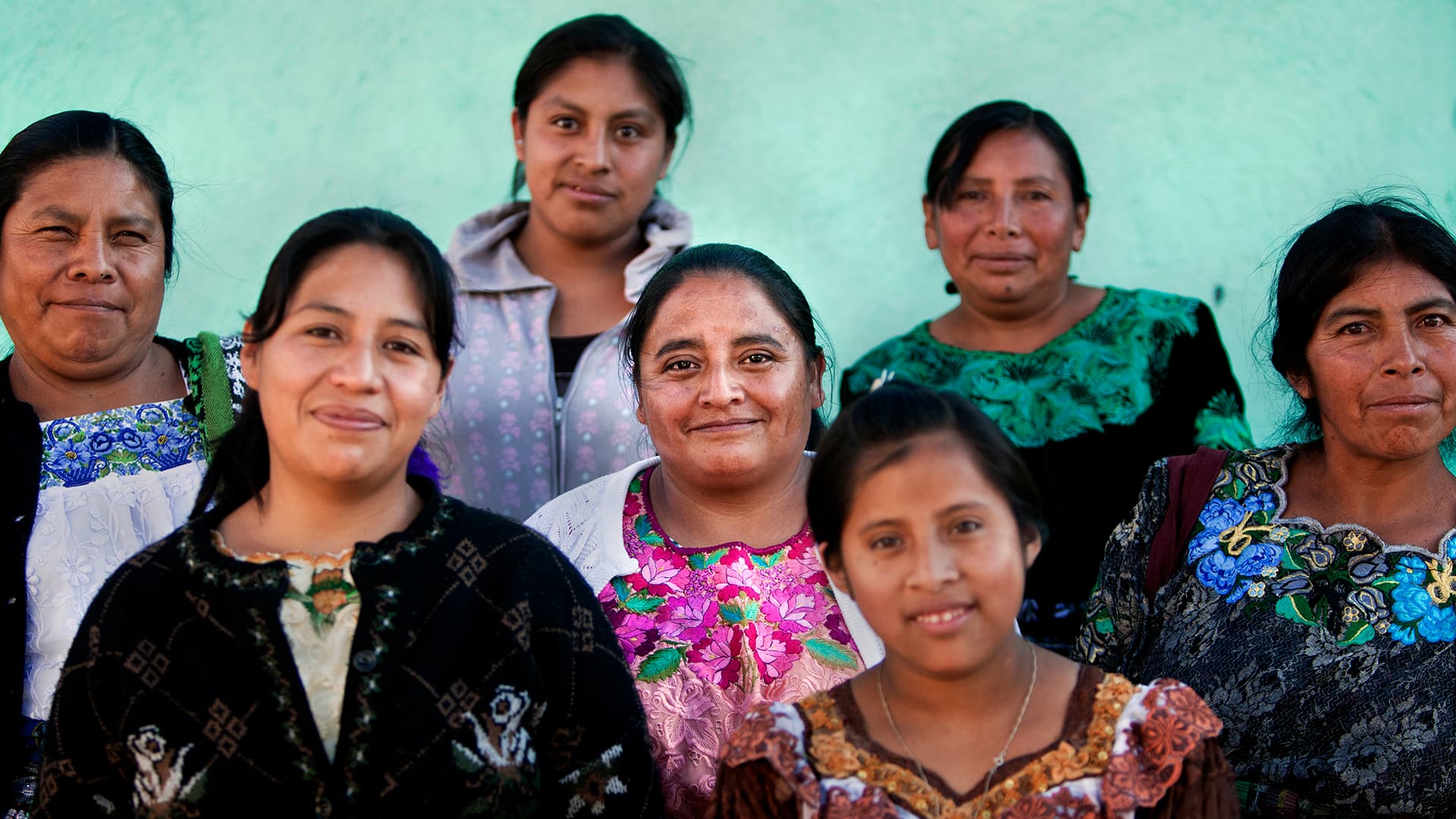 A group of Guatemalan women.